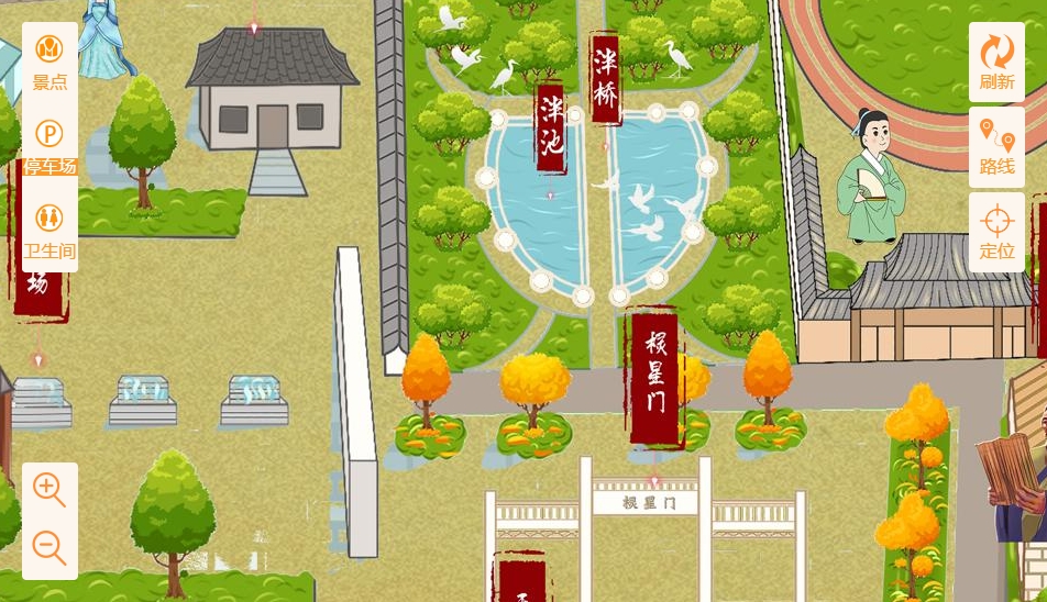 阎良手绘地图景区语音讲解导览系统：智慧景区建设的基石